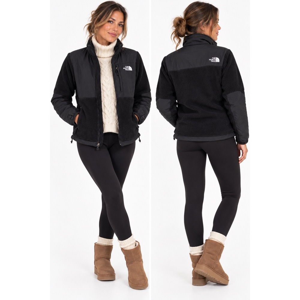 The North Face Denali Fleece Jacket M Black Full Zip Polartec Gorpcore Outerwear